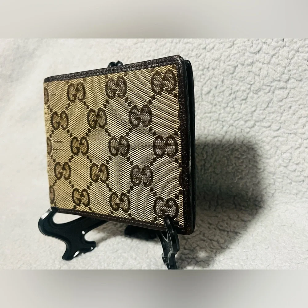 Gucci Canvas Monogram Bifold Wallet - Picture 6 of 12